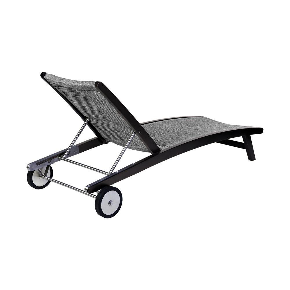 Chateau Outdoor Patio Adjustable Chaise Lounge Chair. Picture 3