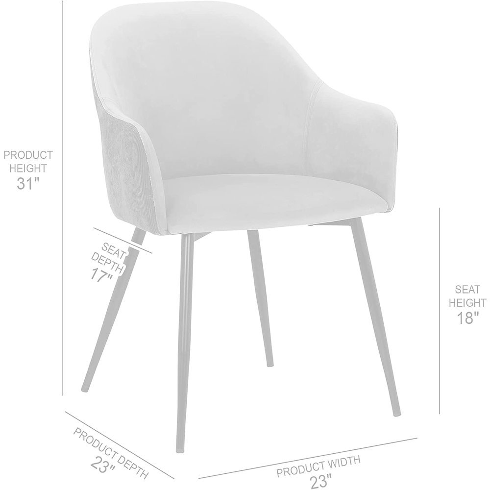 Pixie Two Tone Teal Fabric Dining Room Chair with Black Metal Legs. Picture 9