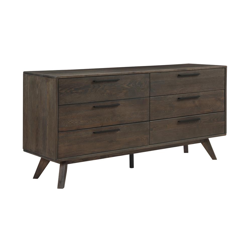 Astoria Oak Dresser for Bedroom with 6 Drawers. Picture 2