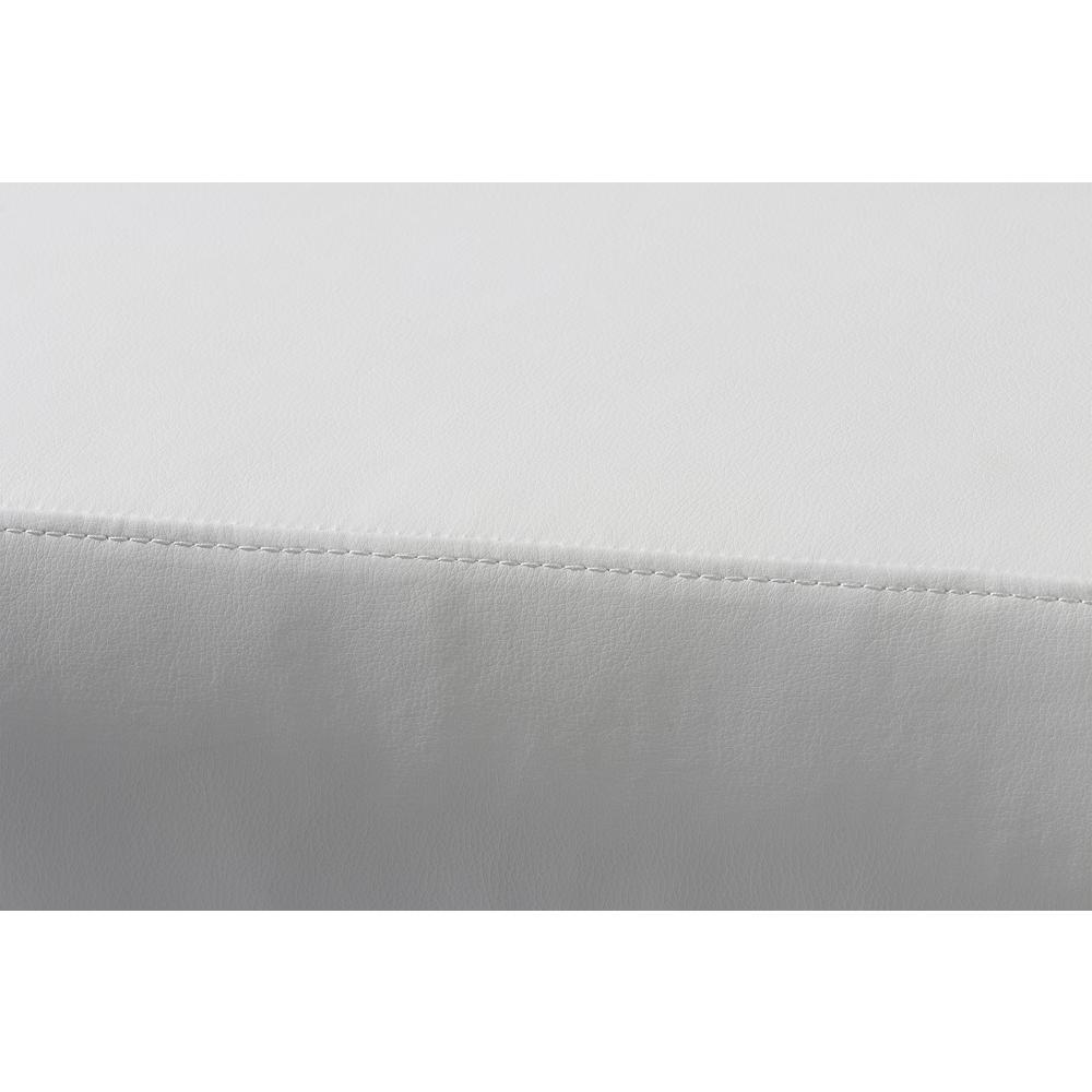 Armen Living Amanda White Bench. Picture 4