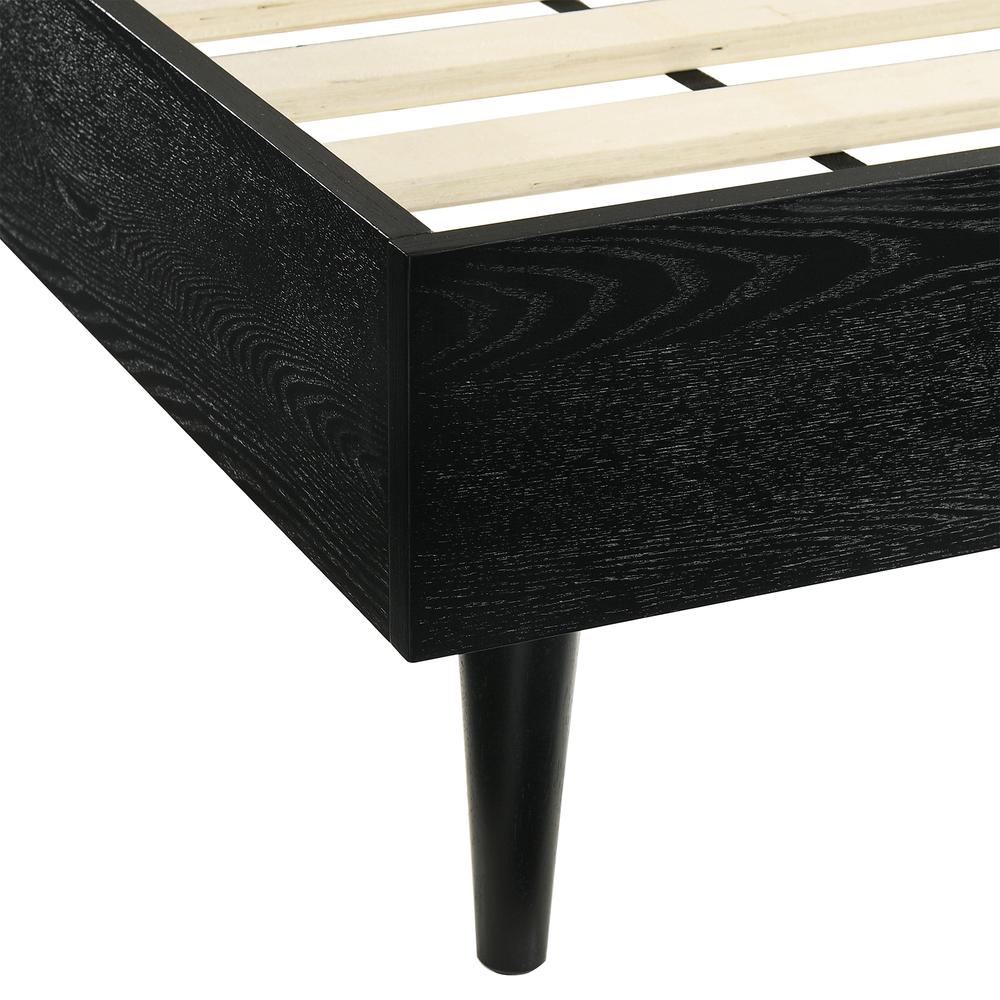 Artemio King Platform Wood Bed Frame in Black Finish. Picture 9