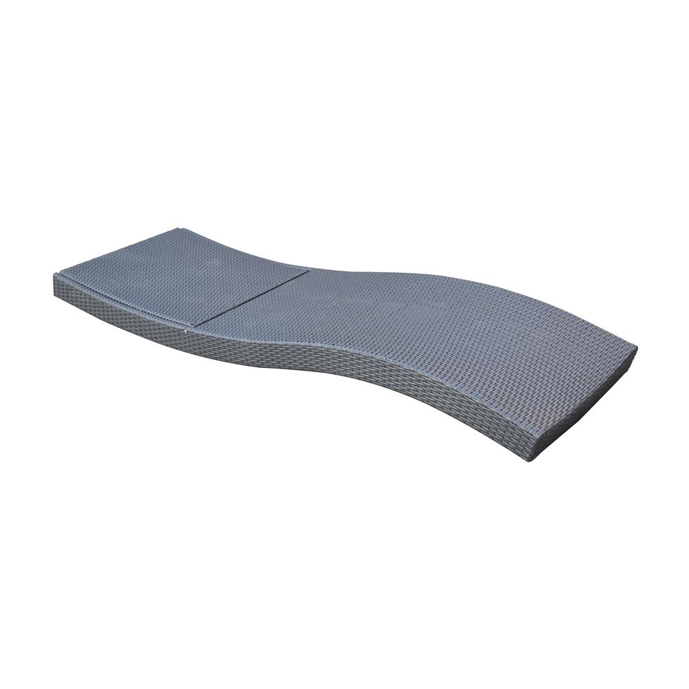 Cabana Outdoor Adjustable Wicker Chaise Lounge Chair. Picture 5