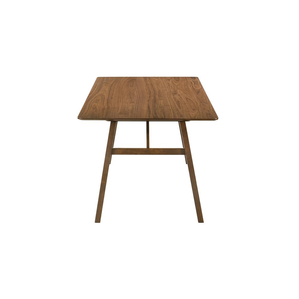 Channell Wood Dining Table in Walnut Finish. Picture 3