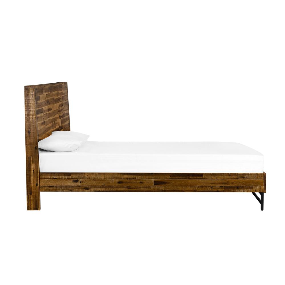 Cusco Rustic Acacia Platform Queen Bed. Picture 3