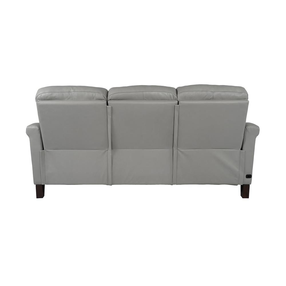 Felicity 84" Zero Gravity Power Reclining Sofa in Silver Leather. Picture 6