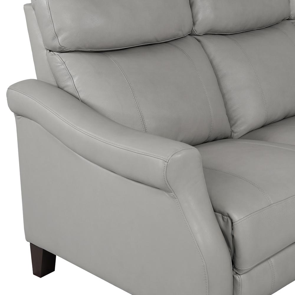 Felicity 84" Zero Gravity Power Reclining Sofa in Silver Leather. Picture 8