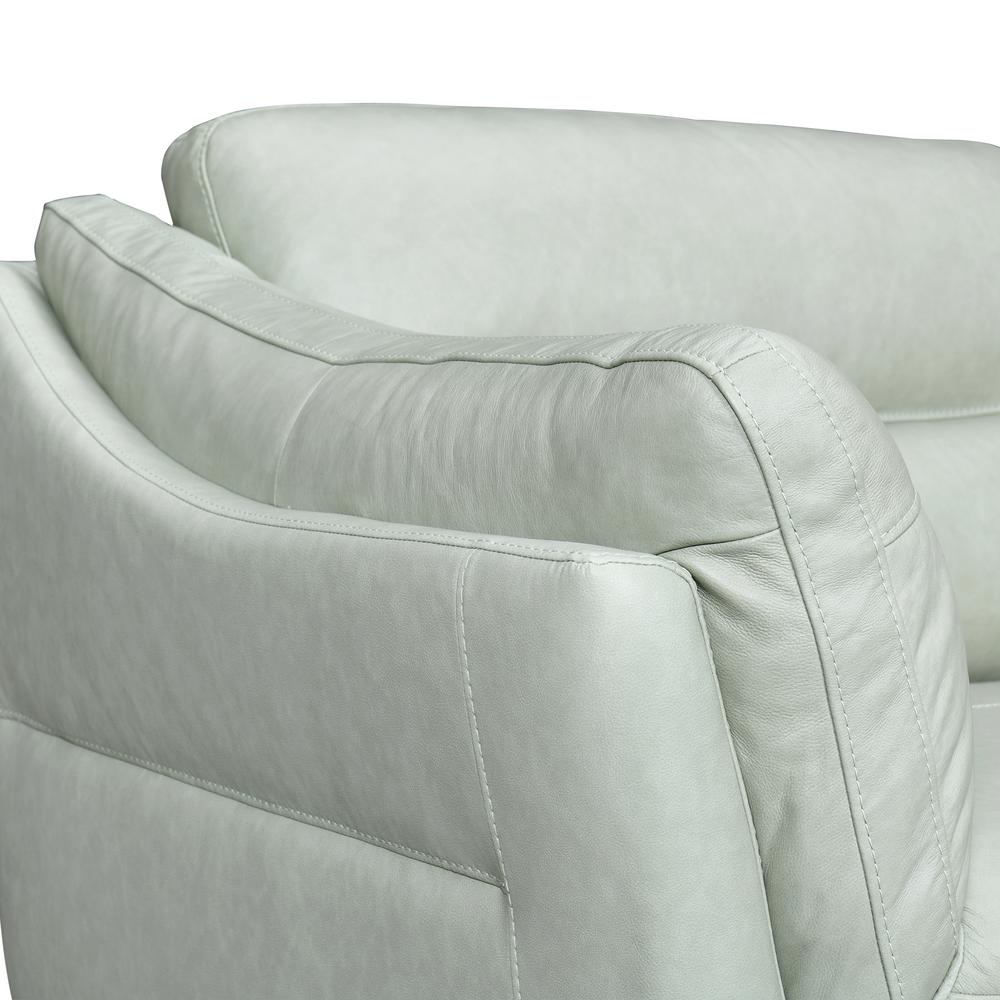 Franz Mint Leather Sofa. Picture 5
