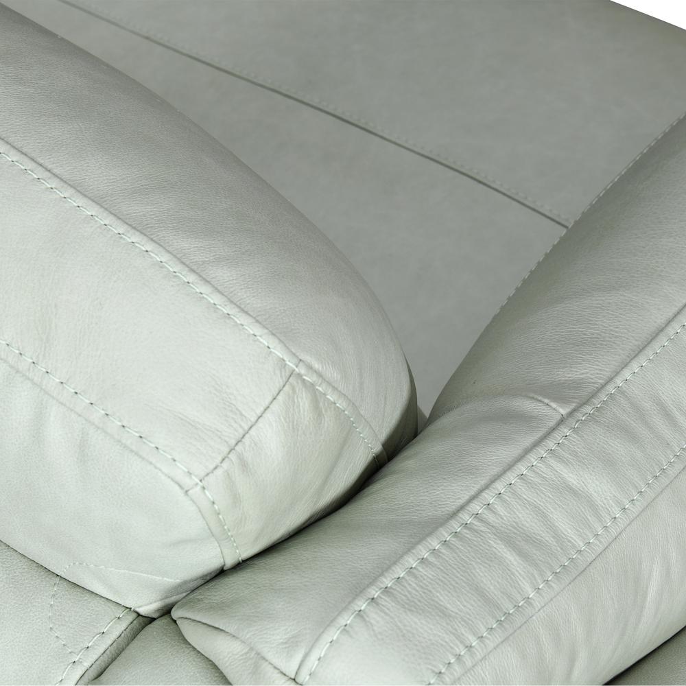 Franz Mint Leather Sofa. Picture 6