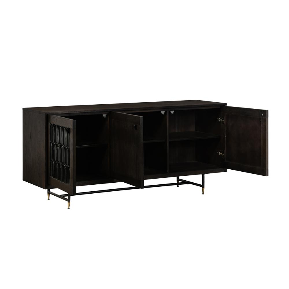 Gatsby Oak and Metal  Buffet Cabinet. Picture 3
