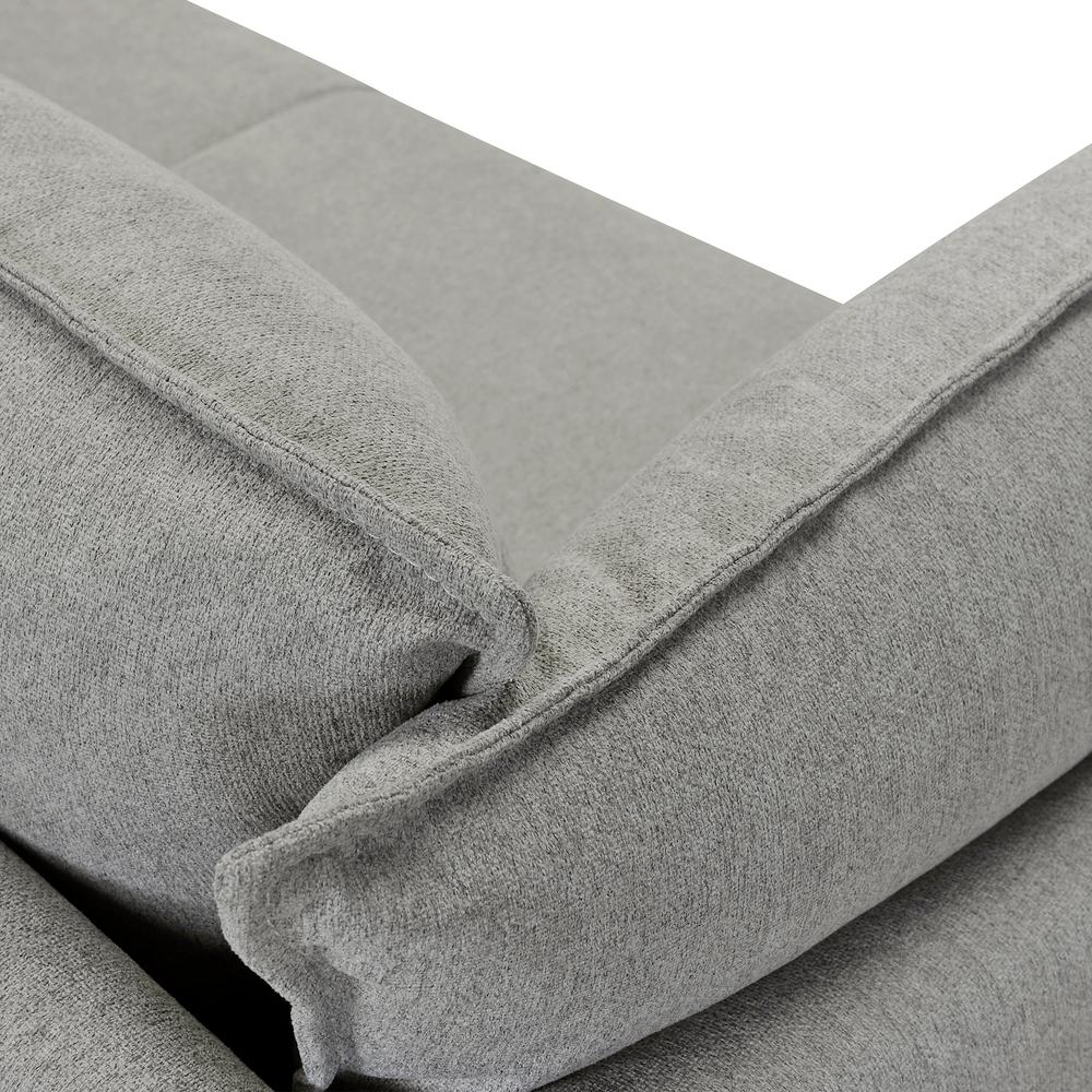 Juliett 80" Modern Power Reclining Sofa, Grey Pebble. Picture 5