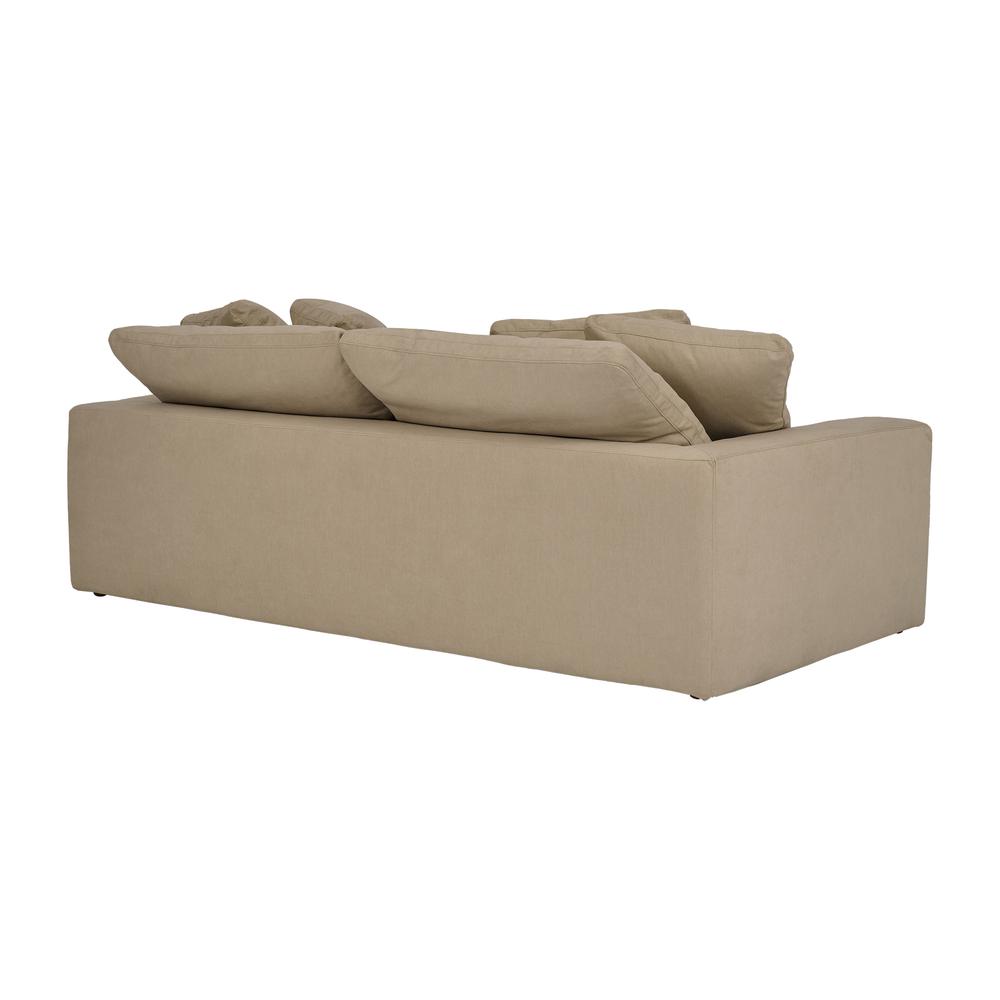Liberty 96.5" Upholstered Sofa in Sahara Brown. Picture 3