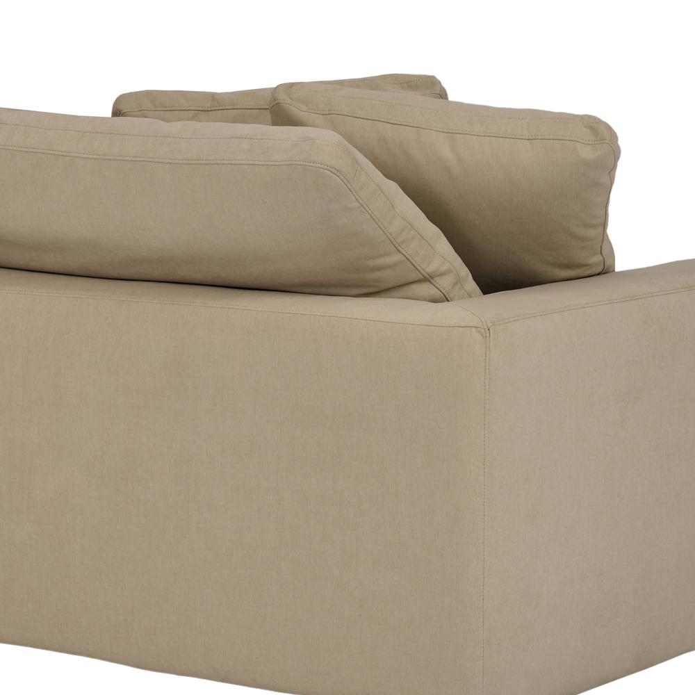 Liberty 96.5" Upholstered Sofa in Sahara Brown. Picture 6