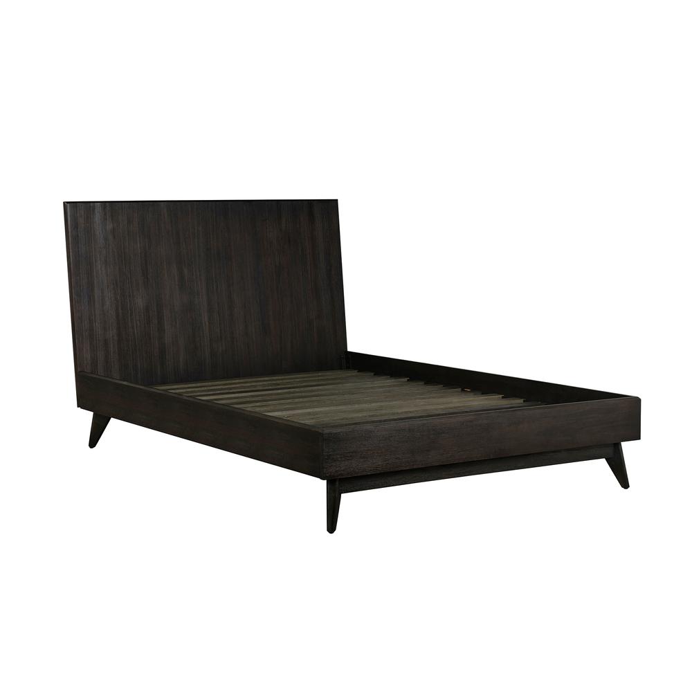 Baly Acacia Mid-Century Platform Queen Bed. Picture 4