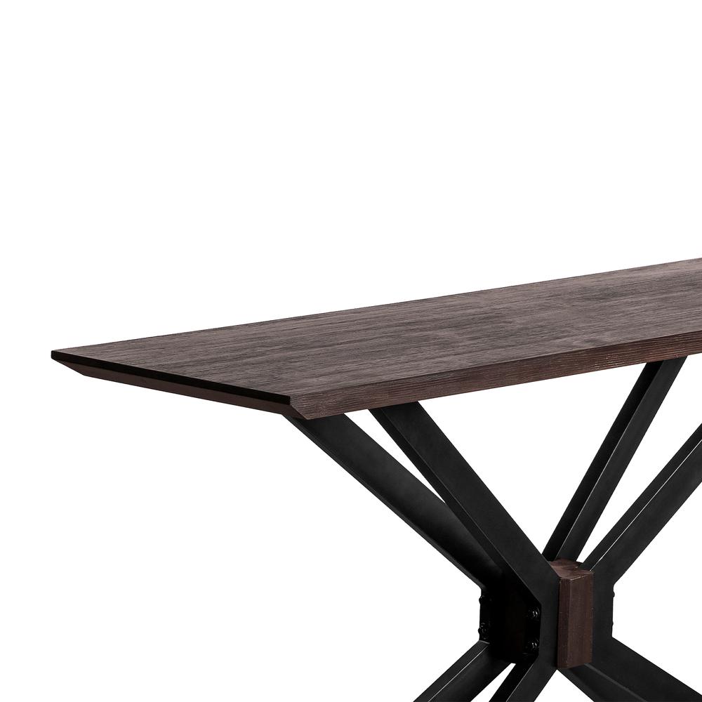 Pirate Acacia Modern Console Table, Coffee Bean Brush. Picture 2