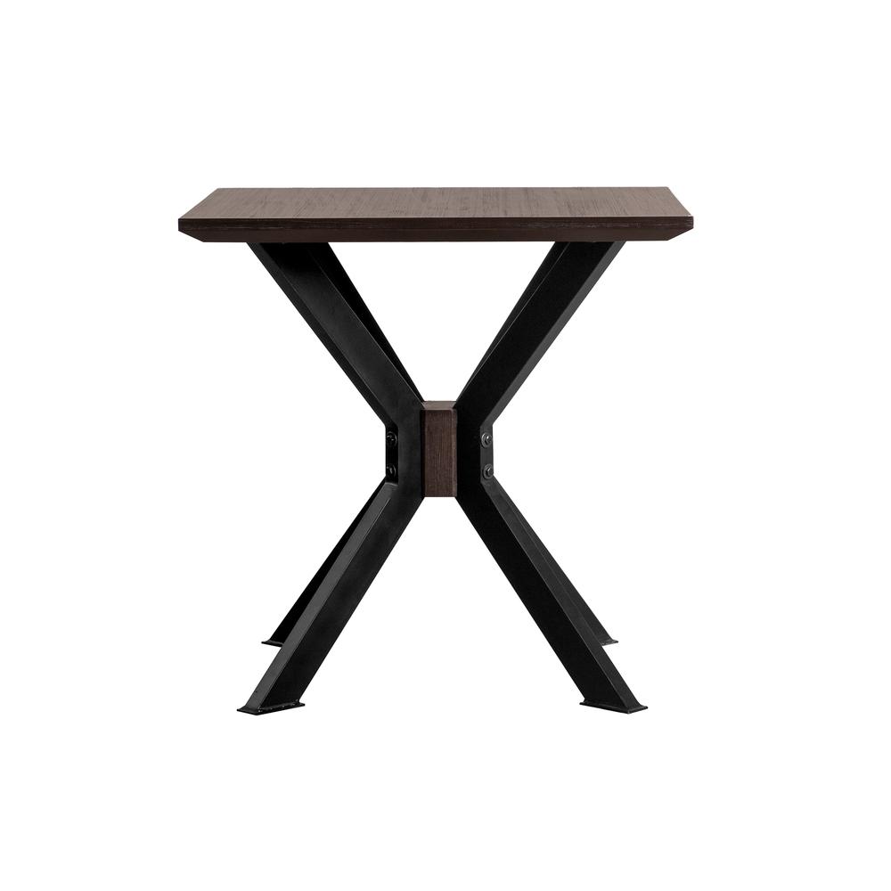 Pirate Acacia Modern End Table, Coffee Bean Brush. Picture 1