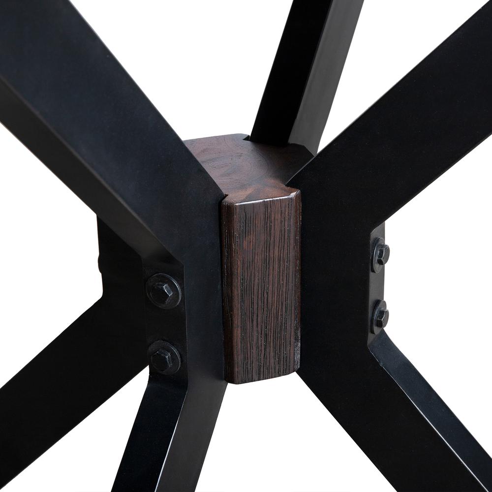 Pirate Acacia Modern End Table, Coffee Bean Brush. Picture 3