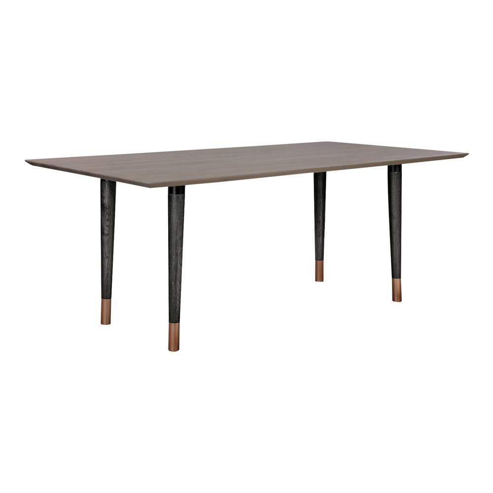 Turin Rustic 2 piece set with Dining Table and Sideboard in Black Brushed. Picture 4