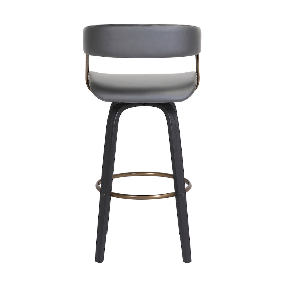 Topanga Upholstered Wood Bar or Counter Stool. Picture 5