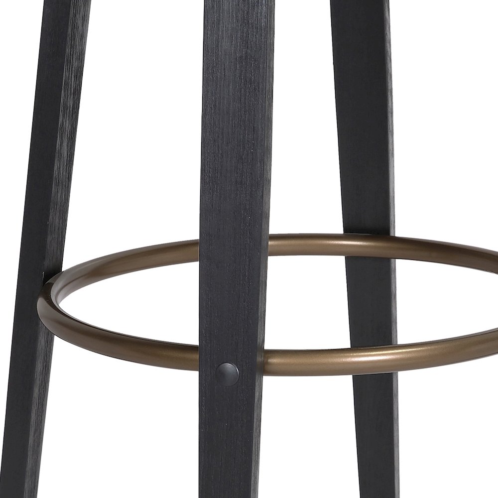 Topanga Upholstered Wood Bar or Counter Stool. Picture 8