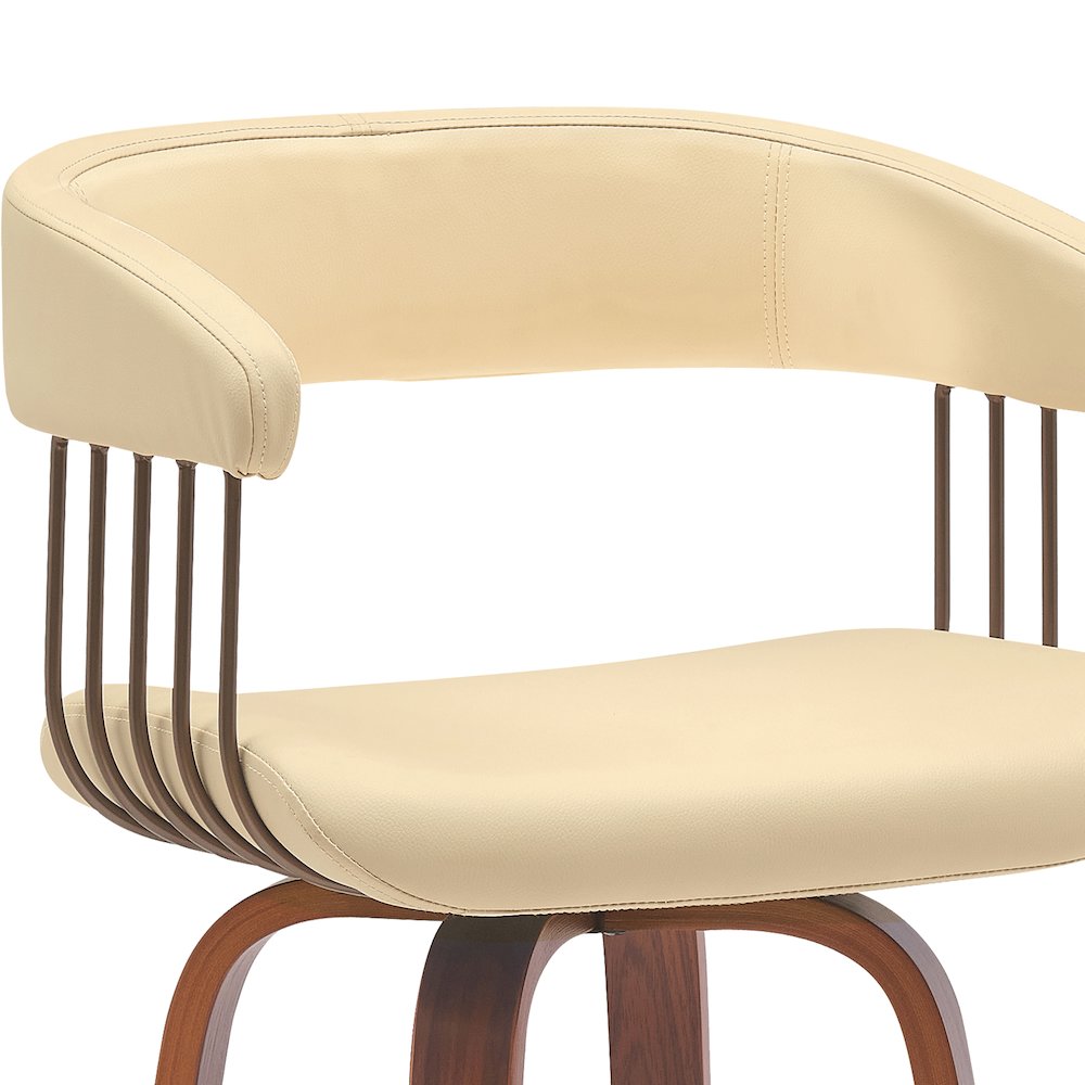 Topanga Upholstered Wood Bar or Counter Stool. Picture 6