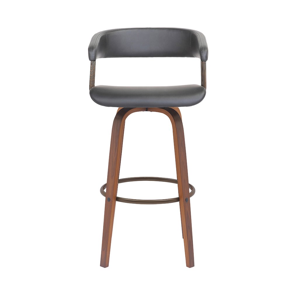 Topanga Upholstered Wood Bar or Counter Stool. Picture 2