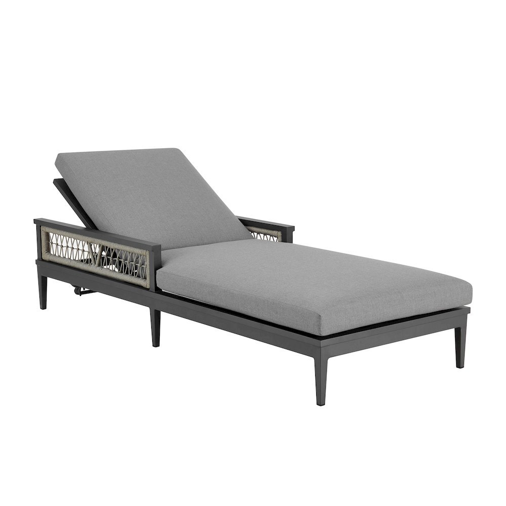 Chaise Lounge – Aluminum Outdoor Chaise Lounge Chair for Poolside Use. Picture 4