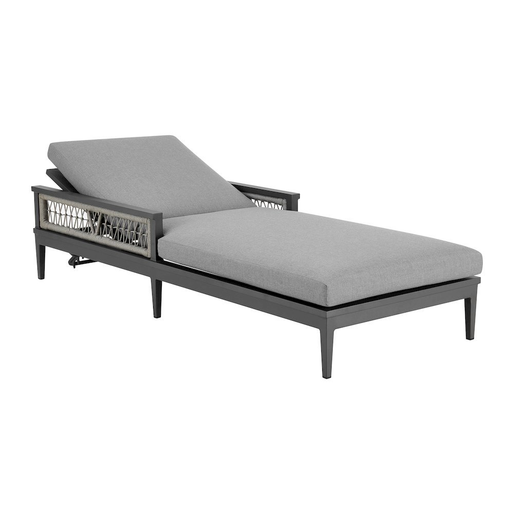 Chaise Lounge – Aluminum Outdoor Chaise Lounge Chair for Poolside Use. Picture 5