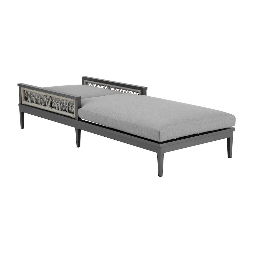 Chaise Lounge – Aluminum Outdoor Chaise Lounge Chair for Poolside Use. Picture 6