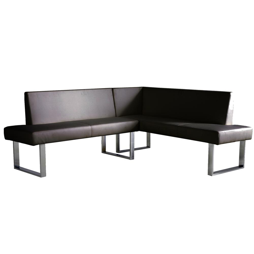 Amanda 3 Piece Black Rectangular Dining Set. Picture 3