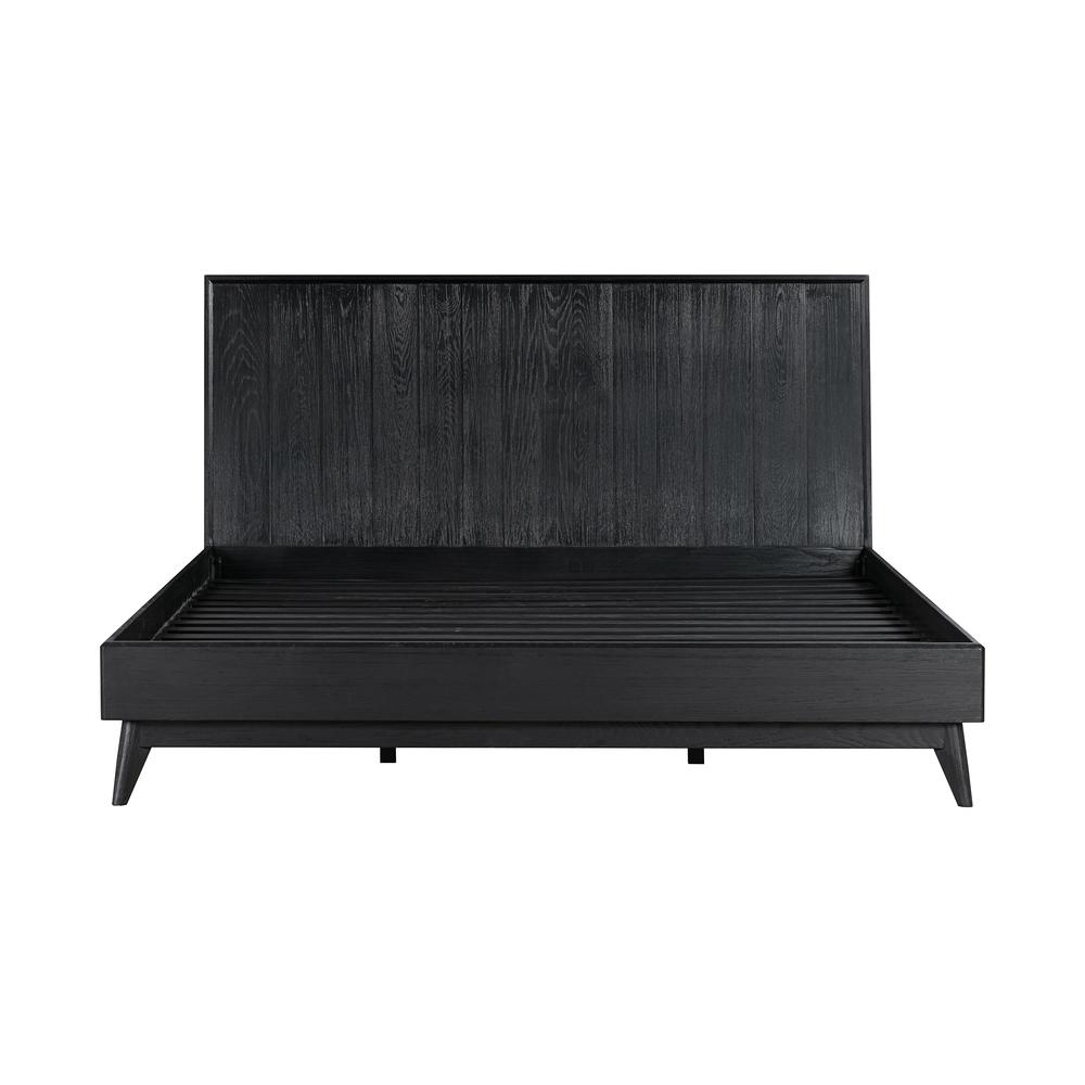 Carnaby King 3 Piece Bedroom Set in Black Brushed Oak Wood. Picture 1