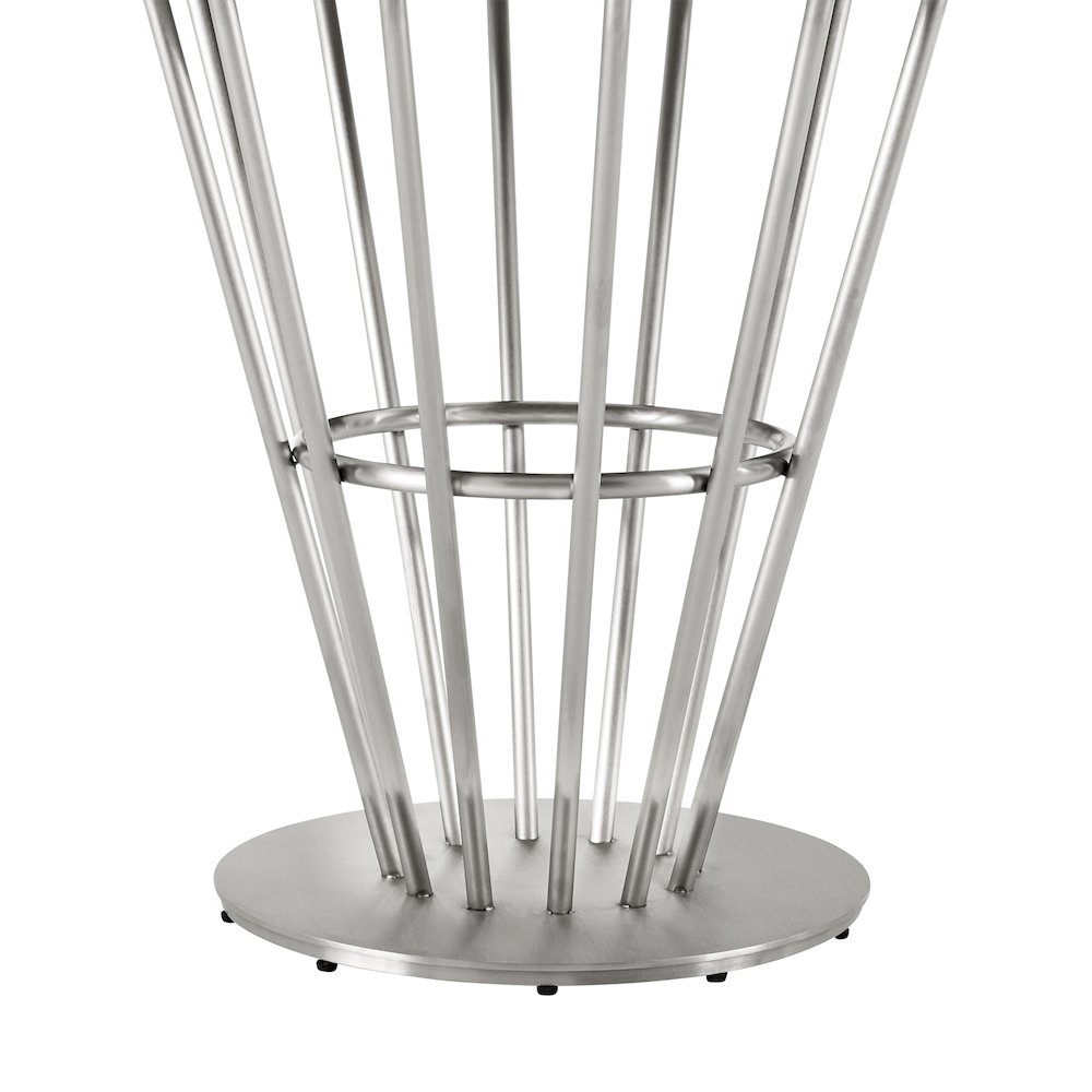 Veronica Shannon 5 Piece Round Glass Dining Table Set. Picture 8