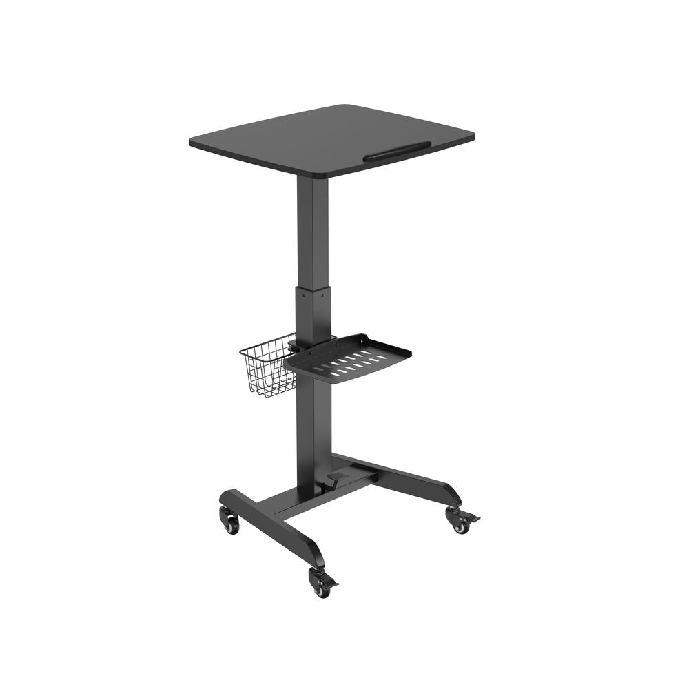 Mobile Sit-Stand Laptop/Podium Cart. Picture 2