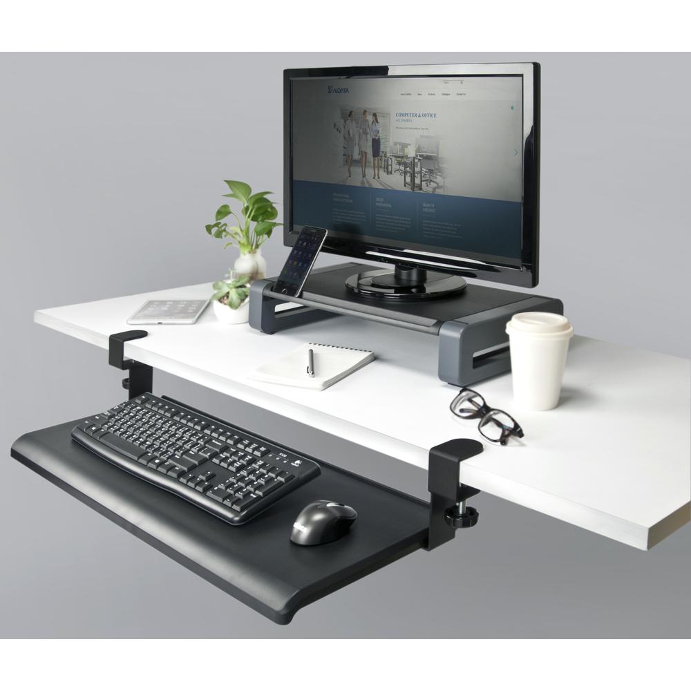 Desk-Clamp Keyboard Tray. Picture 4