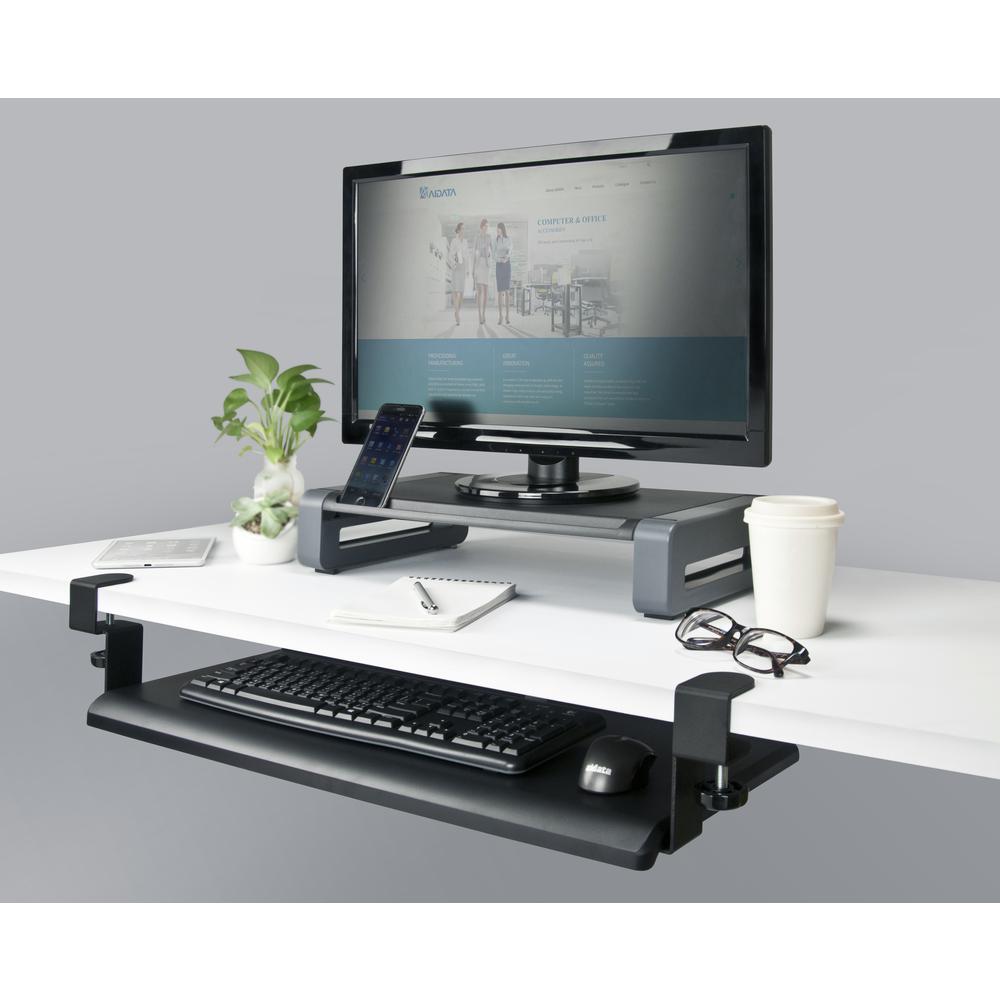 Desk-Clamp Keyboard Tray. Picture 5