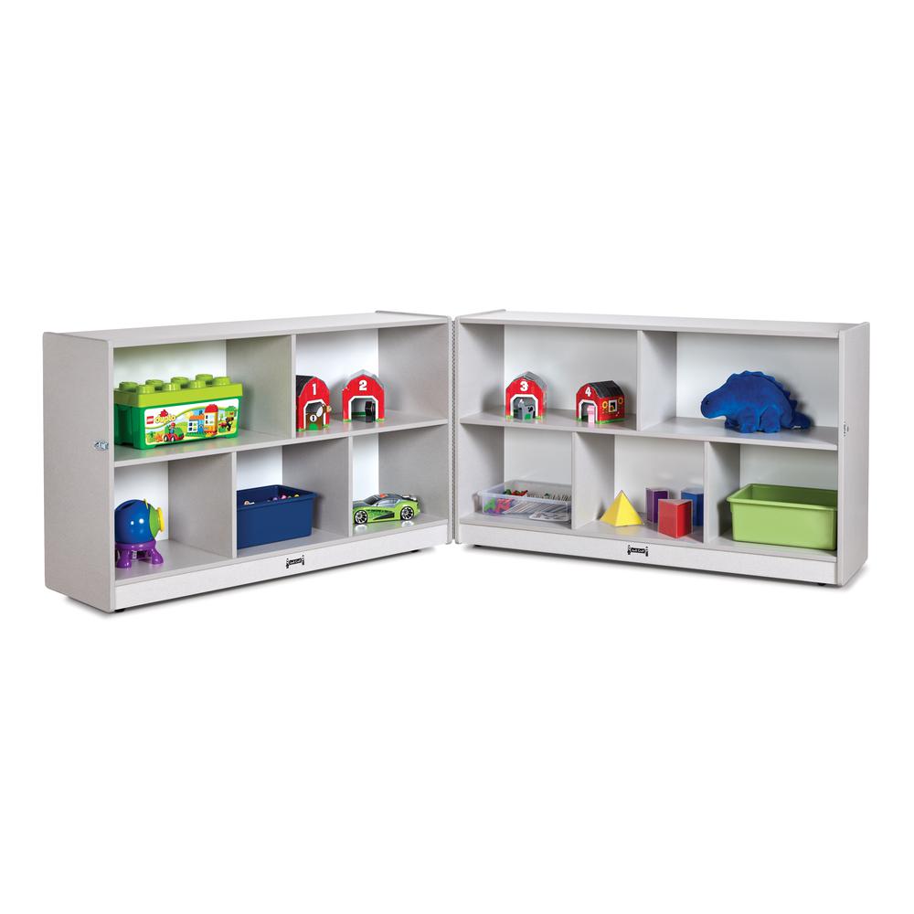 Low Mobile Fold-n-Lock  - Gray. Picture 1