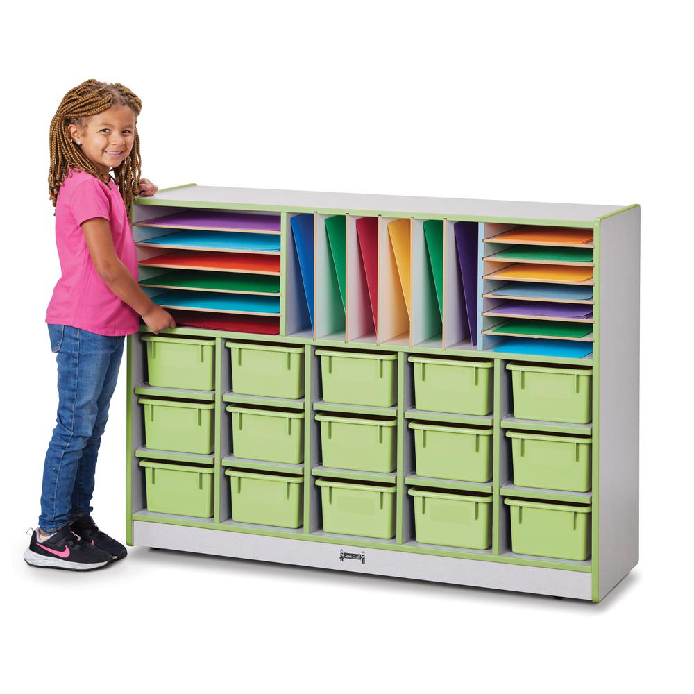 Sectional Cubbie-Tray Mobile Unit. Picture 2