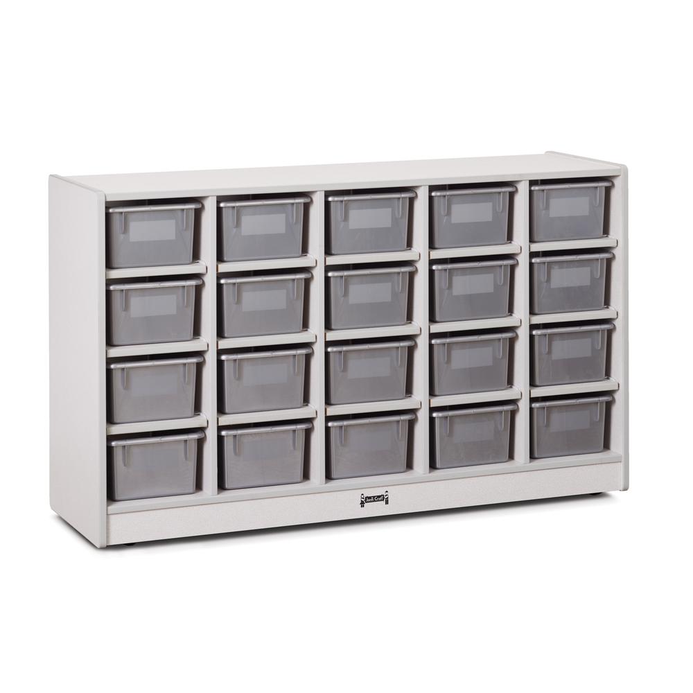 20 Cubbie-Tray Mobile Storage. Picture 4