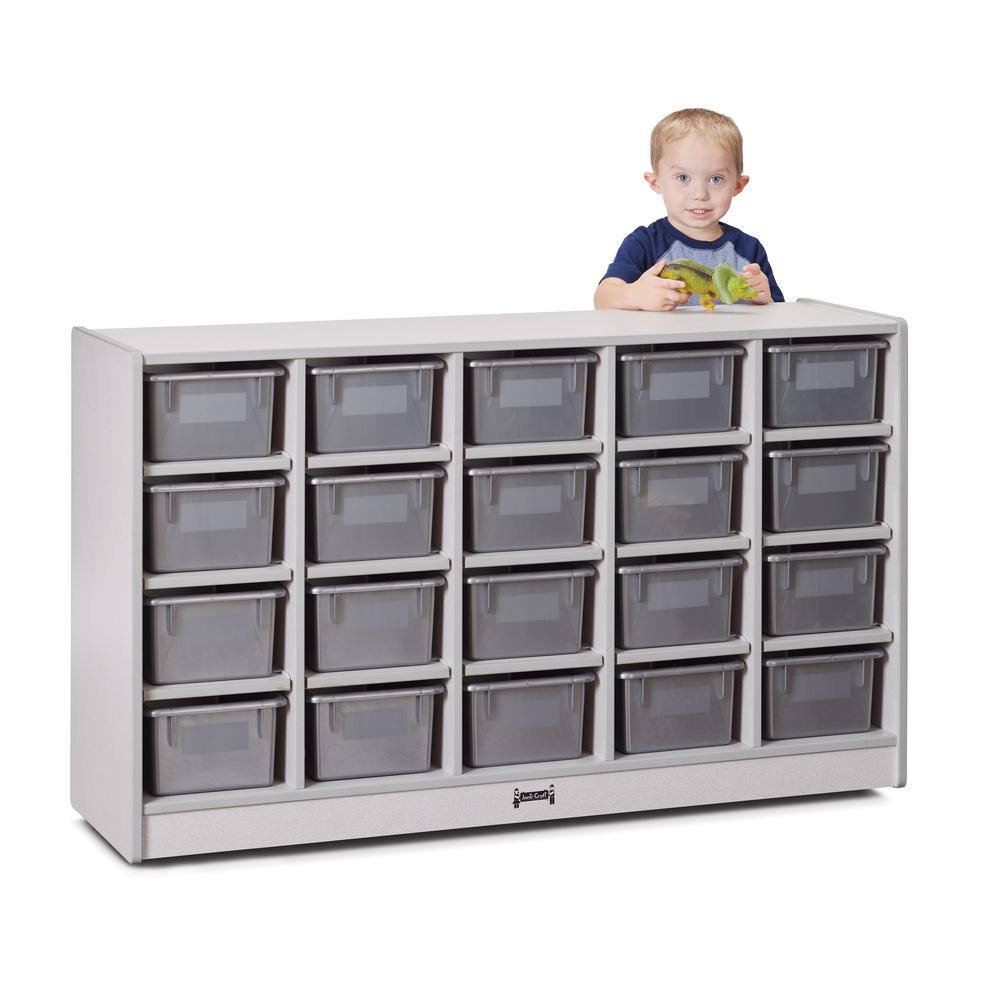 20 Cubbie-Tray Mobile Storage. Picture 2