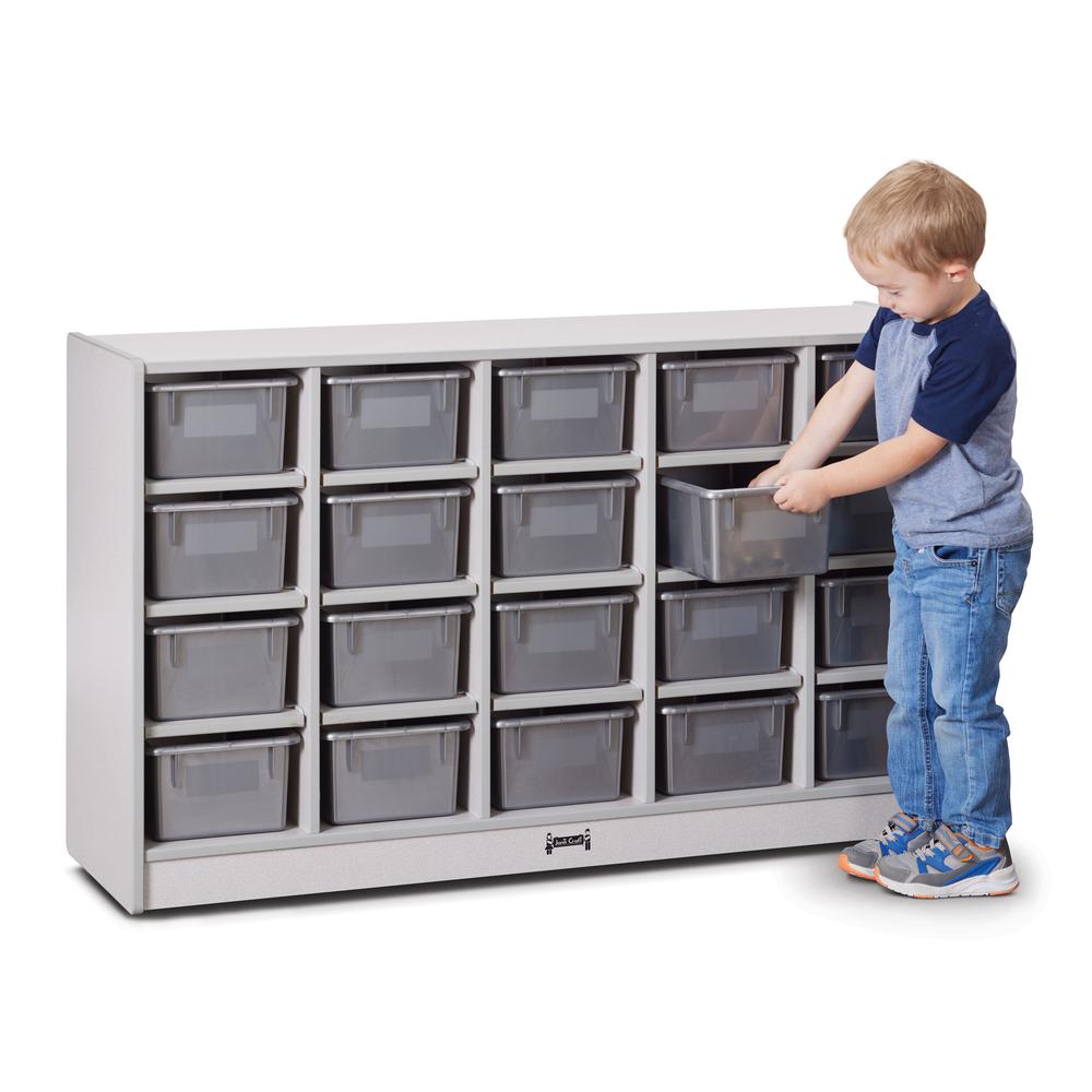 20 Cubbie-Tray Mobile Storage. Picture 3
