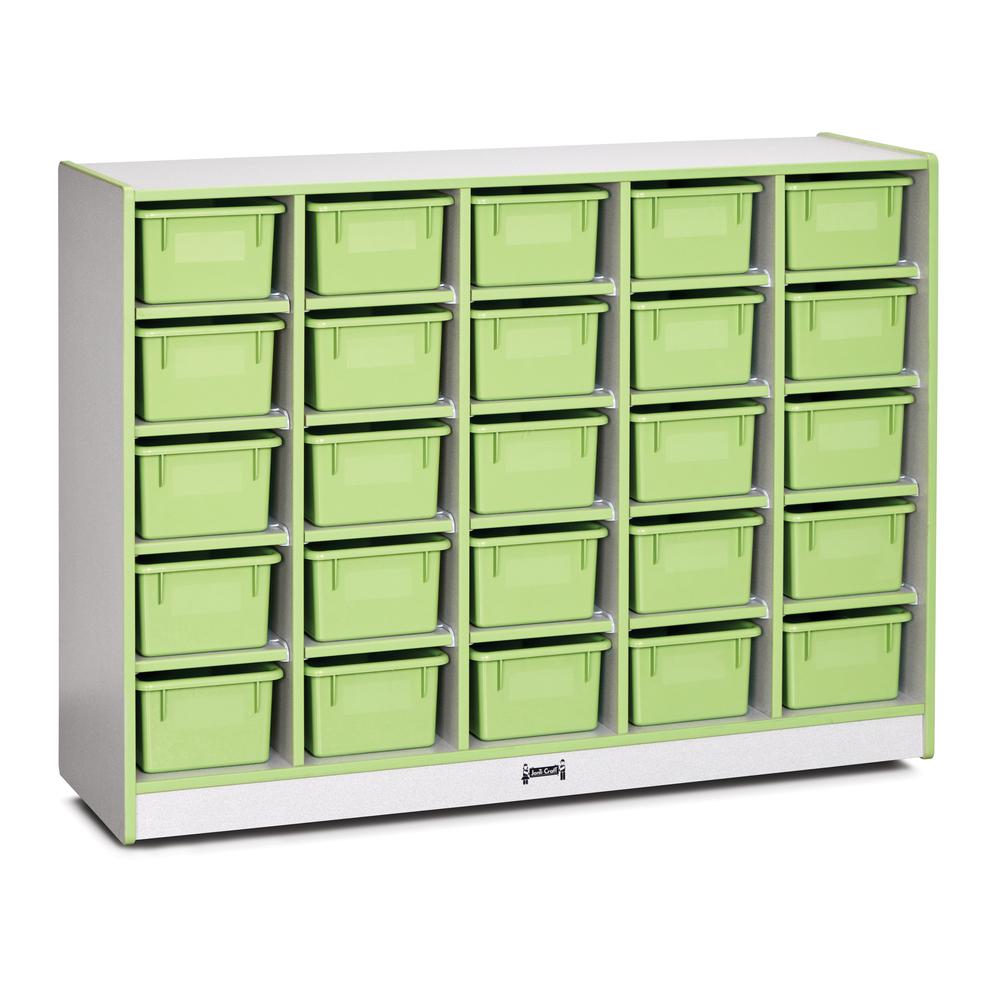 25 Cubbie-Tray Mobile Storage. Picture 4