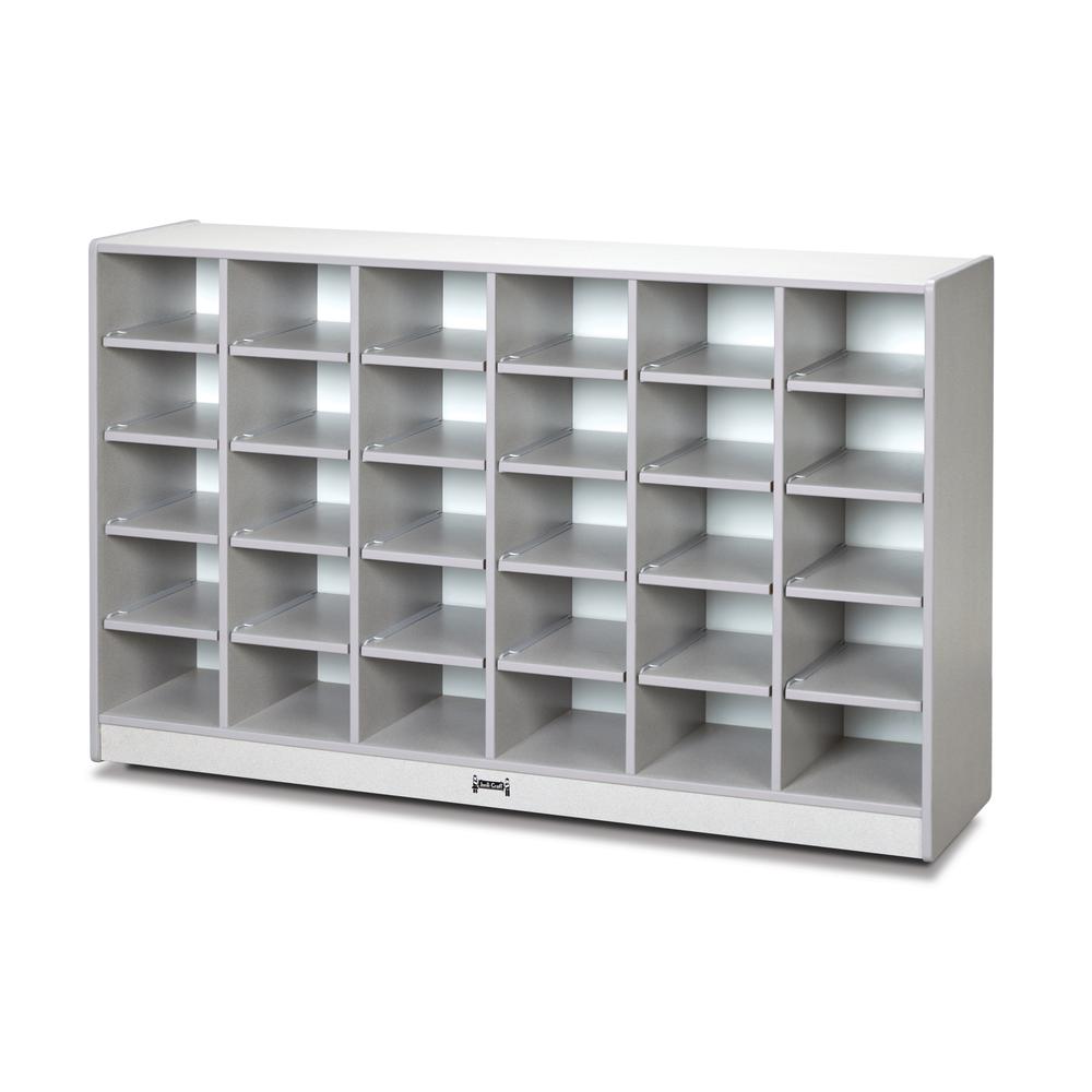 30 Cubbie-Tray Mobile Storage. Picture 1