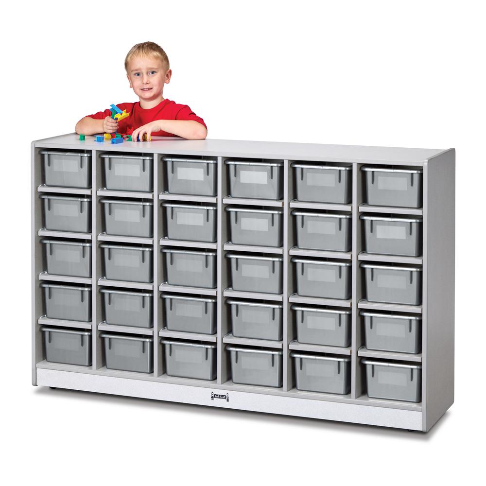 30 Cubbie-Tray Mobile Storage. Picture 2