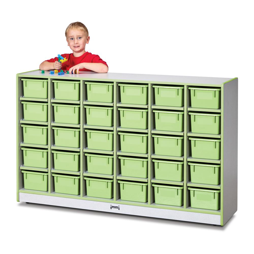 30 Cubbie-Tray Mobile Storage. Picture 2