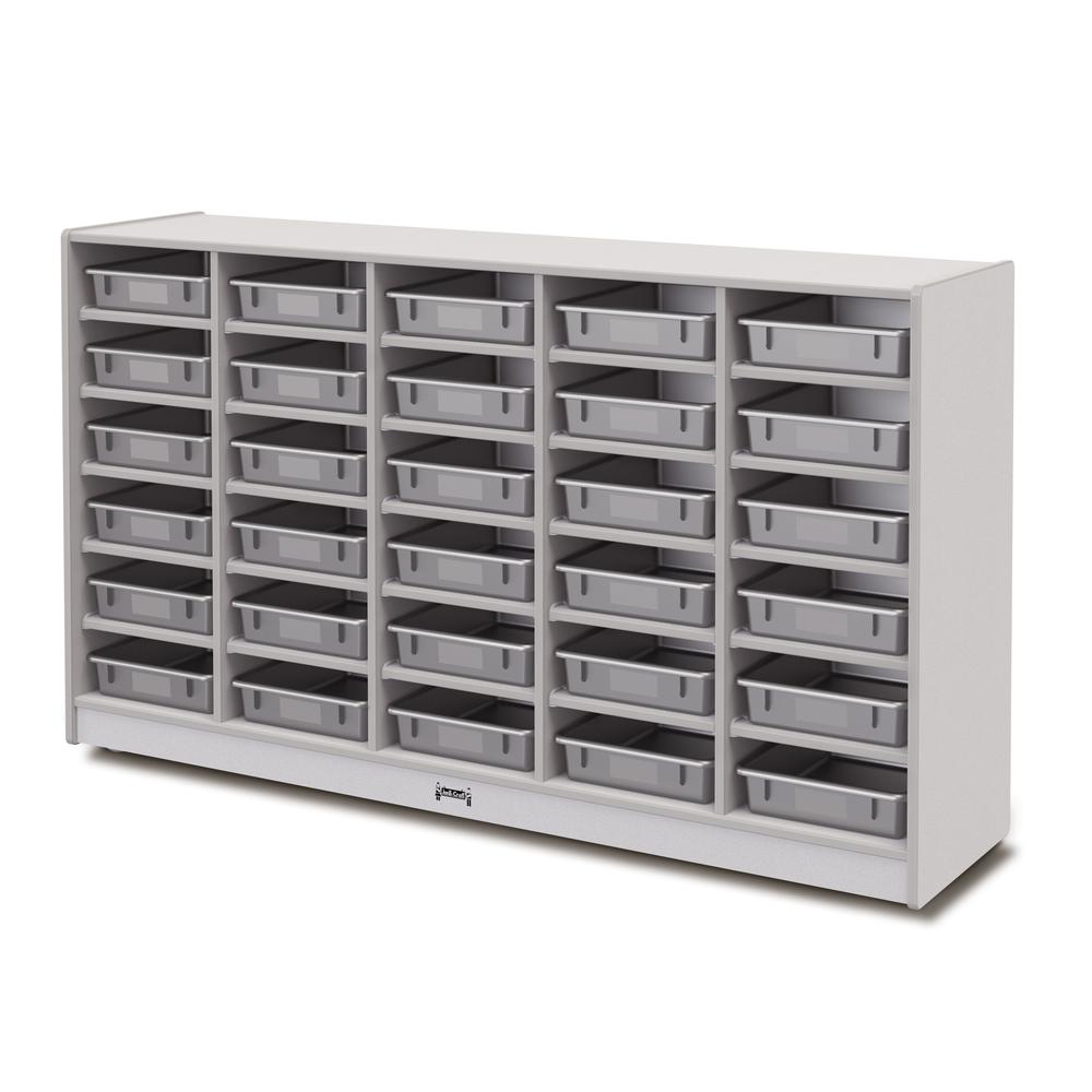 30 Paper-Tray Mobile Storage. Picture 1
