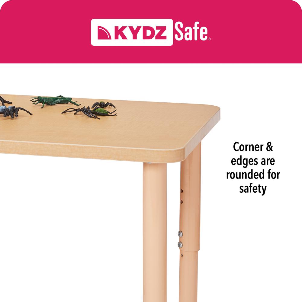 Six Leaf Activity Table - 60", A-height. Picture 8