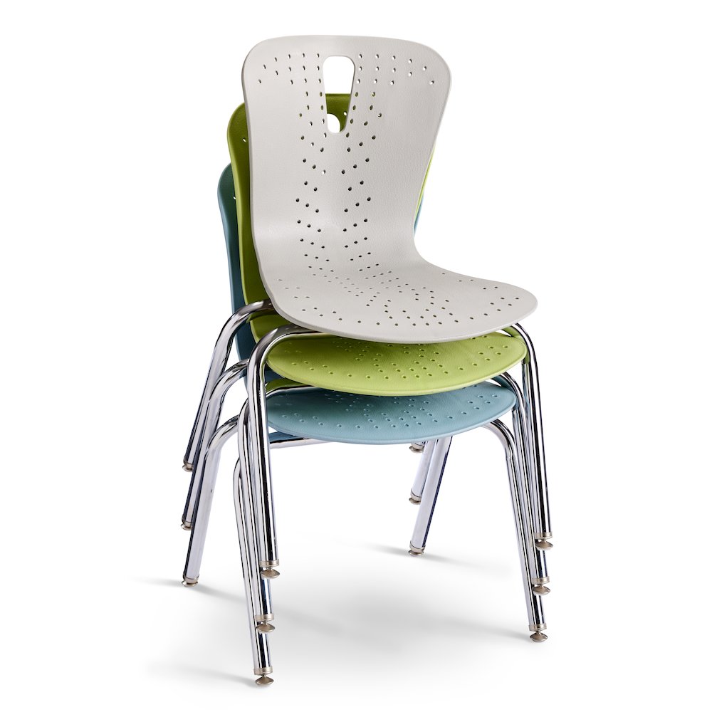 Berries Flow Chair - 18" Seat Height - Gray. Picture 5