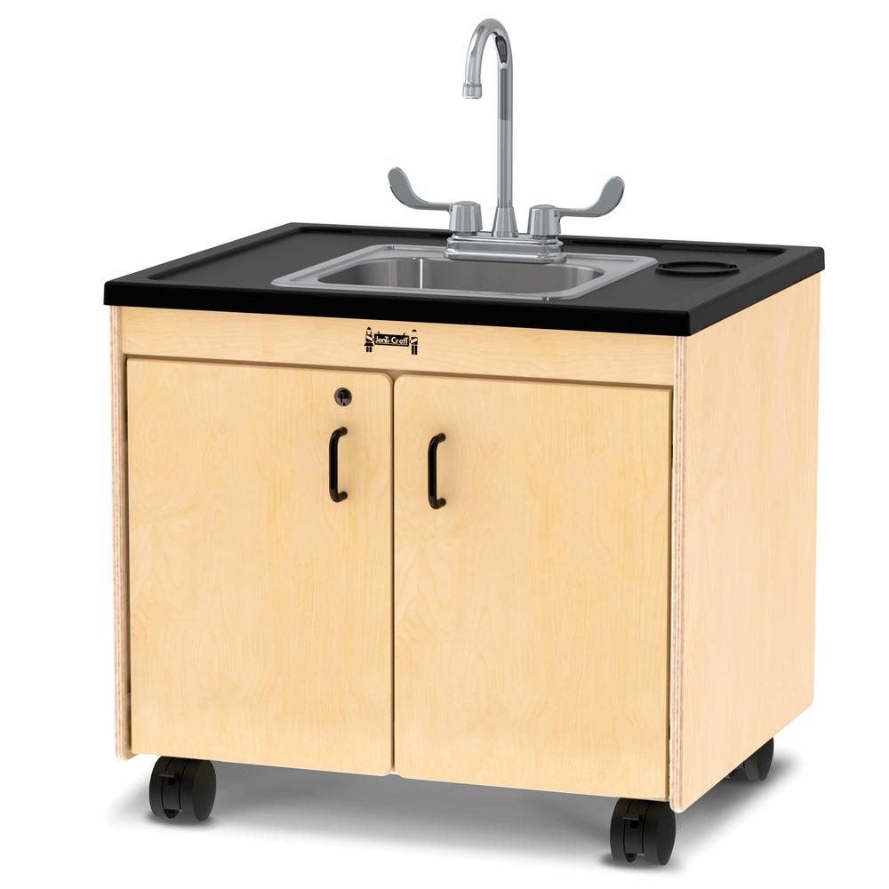 Jonti-Craft® Clean Hands Helper - 26" Counter - Stainless Steel Sink. Picture 2