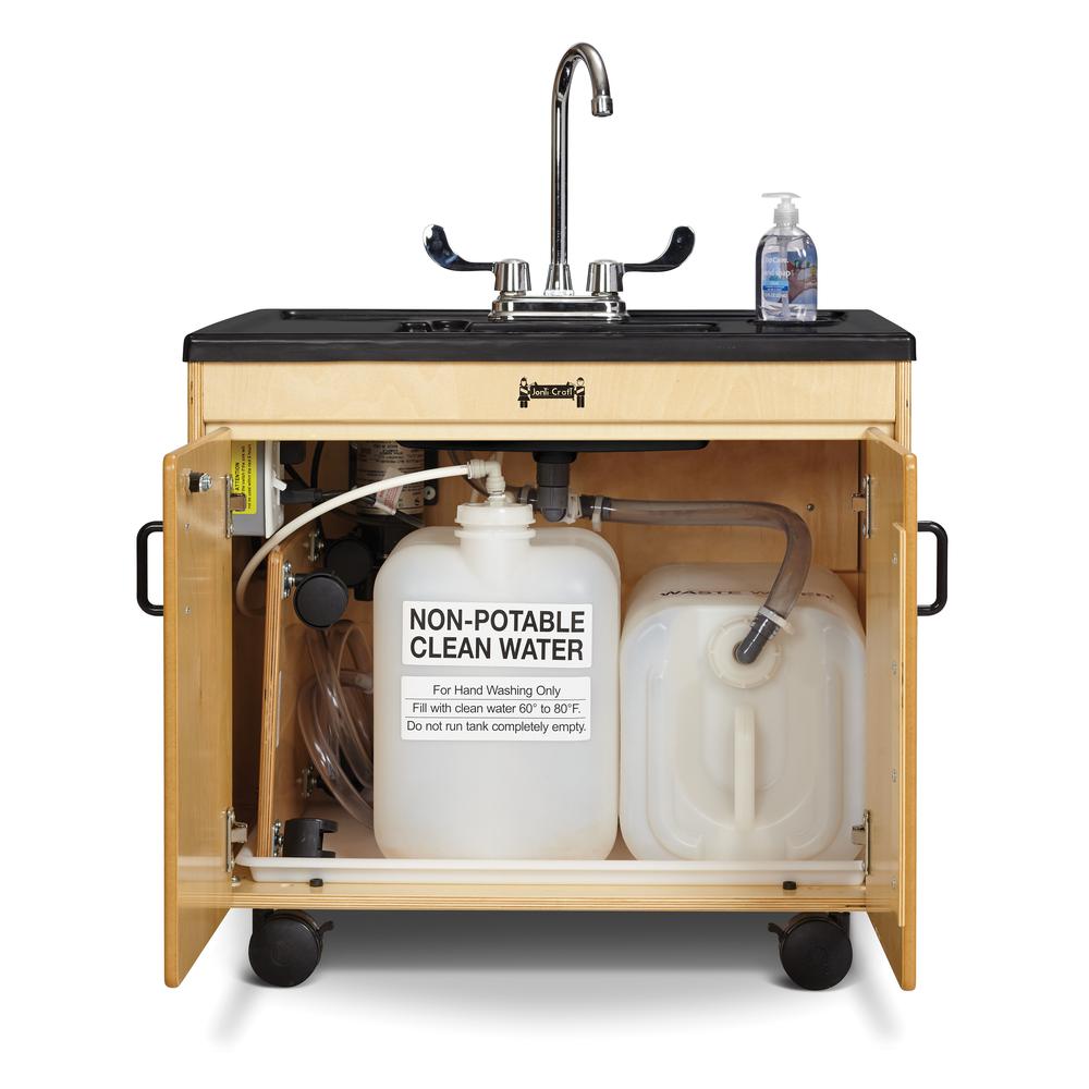 Jonti-Craft® Clean Hands Helper without Heater - 38" Counter - Plastic Sink. Picture 3