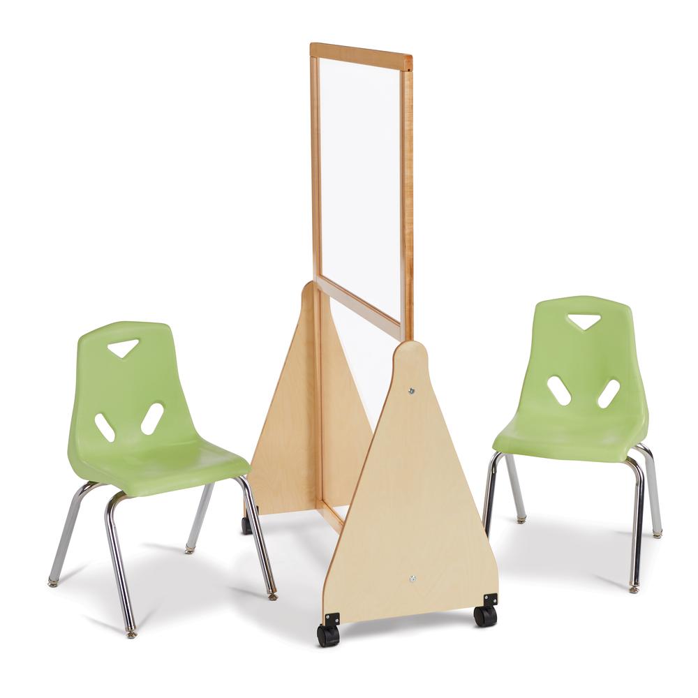 Jonti-Craft® See-Thru Small Mobile Space Divider. Picture 2