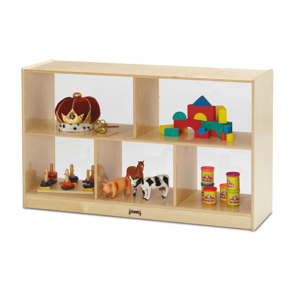 Low Single Mobile Storage Unit - Plexi Back. Picture 2